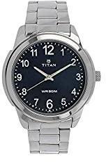 Titan Neo Men s Designer Watch Quartz, Water Resistant, Leather/Stainless Steel Strap