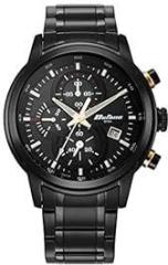 Titan Octane Black Dial Chronograph Stainless Steel Watch for Men NS90086KM05