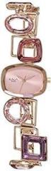 Titan Pink Dial Analog Watch For Women NR95118WM02