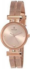 Titan Purple Glam Gold Analog Pearl dial Dial Women's Watch NL9942WM01/NN9942WM01/NP9942WM01