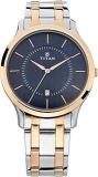 Titan Quartz Analog with Date Blue Dial Stainless Steel Strap Watch for Men NS1825KM01