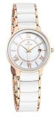 Titan Quartz Analog with Date Mother of Pearl Dial Stainless Steel & Ceramic Strap Watch for Women NS95016WD02