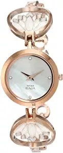 Raga Analog Mother of Pearl Dial Women's Watch NK2540WM01