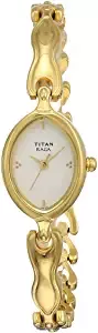 Raga Analog White Dial Women's Watch NE2370YM03