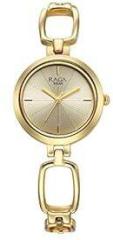 Titan Raga Champagne Dial Analog Yellow Stainless Steel Watch for Women 2725YM01