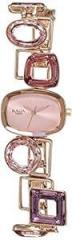 Titan Raga Facets Pink Dial Analog Stainless Steel Strap Watch for Women NS95118WM02