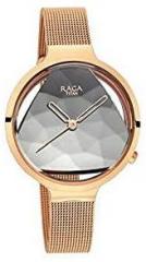 Titan Raga Moments of Joy Analog Silver Dial Women's Watch 95134WM01