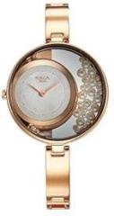 Titan Raga Power Pearls Quartz Analog White Dial with Loose Pearls Metal Strap Watch for Women NS95224WM01F