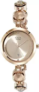 Titan Raga Viva Analog Rose Gold Dial Women's Watch 2606WM02