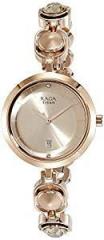 Titan Raga Viva Analog Rose Gold Dial Women's Watch NM2606WM02 / NL2606WM02