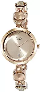 Raga Viva Analog Rose Gold Dial Women's Watch NM2606WM02 / NL2606WM02