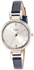 Titan Raga Viva Analog Silver Dial Women's Watch NM2608SL01 / NL2608SL01