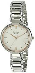 Titan Raga Viva Analog White Dial Women's Watch NM2608SM01 / NL2608SM01