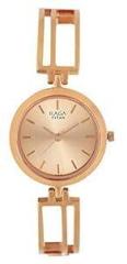 Titan Raga Viva Rose Gold Metal Analog Strap Watch for Women NS2622WM01