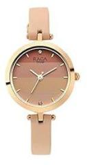 Titan Raga Women's Blossom Elegance Pastel Pink Dial & Leather Grace Analog Watch NS2606WL02