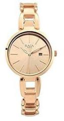 Titan Raga Women's Viva Trendsetter Rose Gold Watch NS2642WM01