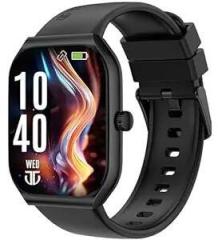 Titan Smart 3 Premium Smart Watch|1.96 inch Super AMOLED Display with 410x502 Pixel Resolution|SingleSync BT Calling|NitroFast Charging|110+ Sports Modes|200+ Watchfaces|Upto 7 Days Battery Black