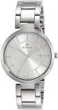 Titan Stainless Steel Ladies Neo Ii Analog Silver Dial Women's Watch Nl2480Sm07/Nn2480Sm07, Band Color:Silver