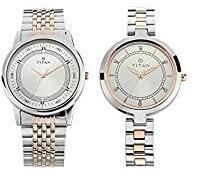 Titan Wedding Bandhan Analog Silver Dial Unisex's Watch NM17732603KM01 / NL17732603KM01