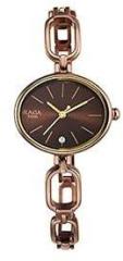 Titan Women Brass Analog Brown Dial Watch Np2667Qm01/Np2667Qm01, Band Color Brown