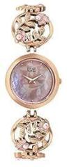 Titan Women Metal Peach Dial Analog Watch Nr2540Wm05, Band Color Rose Gold