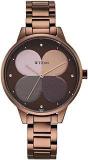 Titan Women Metal Purple: Glam It Up Analog Brown Dial Watch 2648Qm01, Band Color Brown