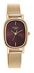 Titan Womens Raga Viva V Phase II Brown Dial Stainless Steel Analog Watch 2665WM01