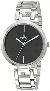 Titan Youth Analog Black Dial Women's Watch NL2480SM02