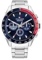 Tommy Hilfiger Blue dial Multifunction Stainless Steel Strap Analogue Watch for Men TH1791968W