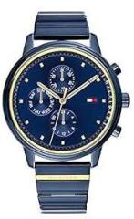 Tommy Hilfiger Quartz Multifunction Blue Dial Metal Strap Watch for Women NETH1781893