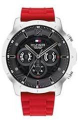 Tommy Hilfiger Quartz Multifunction Grey Dial Silicone Strap Watch for Men NETH1710490