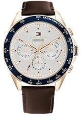 Tommy Hilfiger Silver White Dial Round Shaped Casual Men Watch_TH1791966W