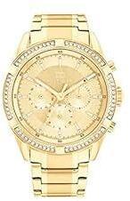 Tommy Hilfiger Women Champagne Dial Analog Watch Analog Yellow Dial Women's Watch TH1782556