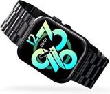 Vibez By Lifelong Smartwatch For Men Metal Strap & 1.85 Inch HD Display, Bluetooth Calling, Multiple Watch Faces, Health Tracker, Sports Modes & Free Silicone Strap Hype, VBSWM306