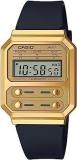 Vintage Digital Gold Dial Unisex's Watch A100WEFG 9ADF