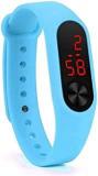 Vyas Digital Unisex Child Watch Black Dial, Blue Colored Strap