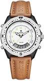 Weide Analog Digital White Dial Unisex Adult Watch MF13 1C