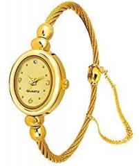 WHITE BIRD Formal Analogue Women's Watch Gold Dial Womens Standard Colored Strap IGP 006