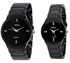 Women's Smart Analogue Couple Watches Black Dial