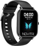 WRISTIO 1 Smartwatch, Bluetooth Calling, 1.69 Inch Full Touch HD Display, Water Resistant, SPO2, Heart Rate Monitoring, Upto 22 Days Standby Time, Live Weather Updates, Multiple Sports Mode & Watch Faces, Fast Charging, Black