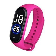 XTIME Slim Digital Led Bracelet Band Watch for Boys and Girls