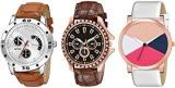 Y&S Analog Watch For Mens Womens Unisex Watches Combo Brown YS 20 53 81