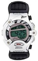 Zoop Digital Grey Unisex Watch NLC3002PV01W / NLC3002PV01W