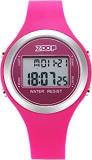 Zoop Digital Pink Dial Unisex's Watch 26024PP02W