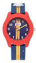 Zoop Silicone Analog Blue Dial Unisex Child Watch 26019Pp02