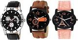 Y&S Analog Watch For Mens Womens Unisex Watches Combo Black YS 20 53 94