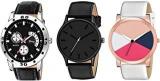 Y&S Analog Watch For Mens Womens Unisex Watches Combo Black YS 20 53 98