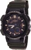 Youth Combination Analog Digital Black Dial Men's Watch AEQ 110W 3AVDF AD223