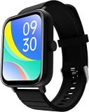 Zebronics DRIP Smart Watch With Bluetooth Calling, 4.3cm 1.69 Inch, 10 Built In & 100+ Watch Faces, 100+ Sport Modes, 4 Built In Games, Voice Assistant, 8 Menu UI, Fitness Health & Sleep Tracker Black