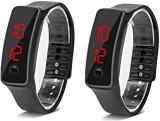 ZUPERIA Digital Unisex Watch Pack Of 2